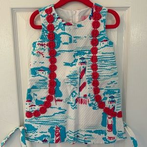 Lilly Pulitzer Little Girls Shift Dress RARE PRINT